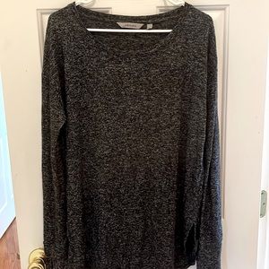 Athleta Marled Gray Long Sleeve